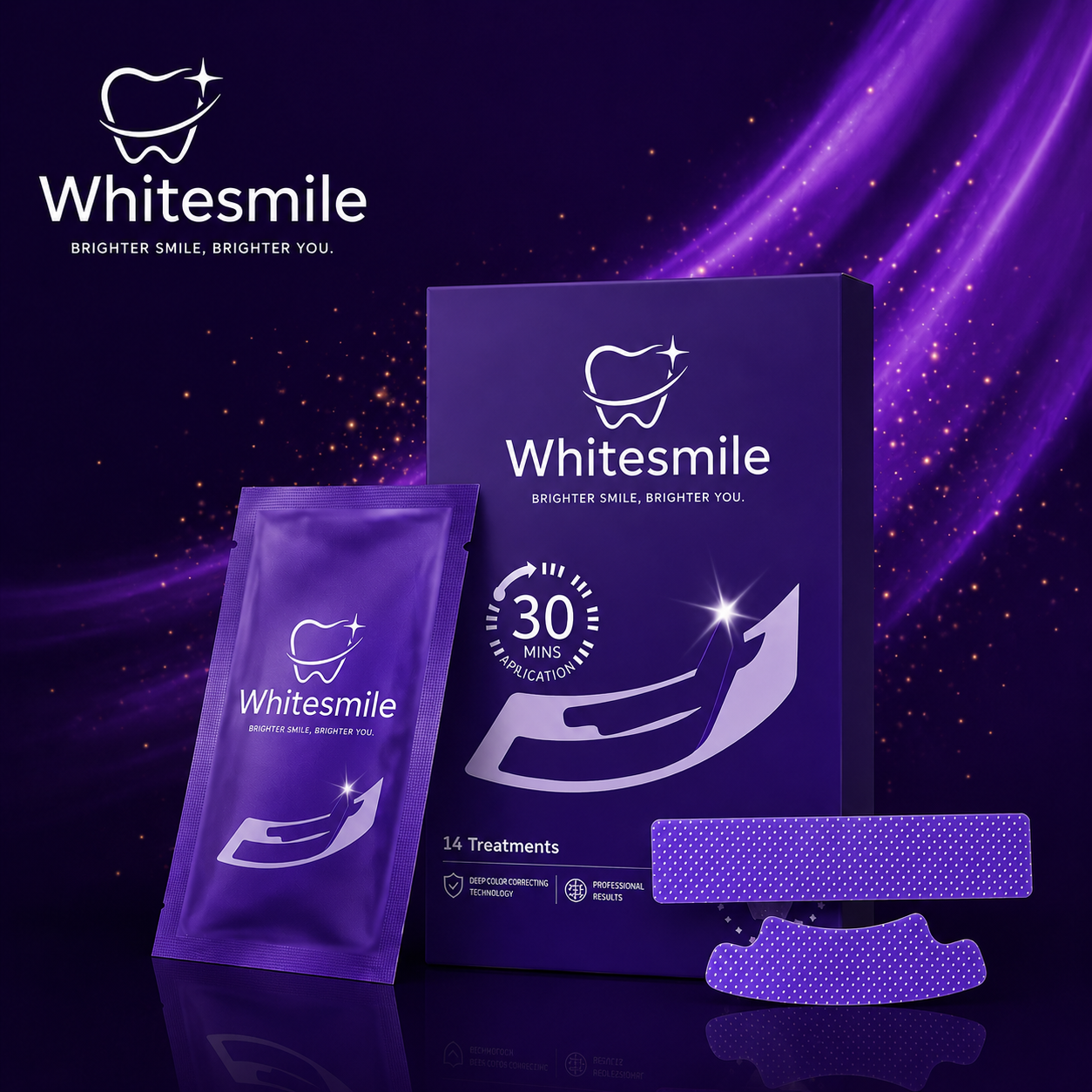 WhiteSmile - лентички за избелване на зъби